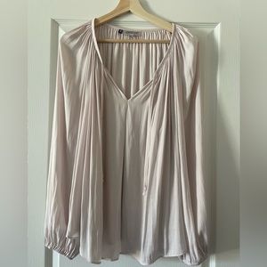 Light Lavender Peasant Blouse